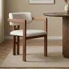 Image de Homitis - Chaise Toscane blanc noyer - l. 54 cm x H. 76 cm x P. 54 cm OS