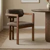 Image de Homitis - Chaise Toscane brun/noyer - l. 54 cm x H. 76 cm x P. 54 cm OS
