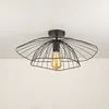 Image de Opviq - Plafonnier Mantar 6500 P noir - 52 x 52 x 20 cm OS