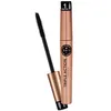 Image de Flormar Triple Action Mascara   3-en-1 avec brosse en silicone réglable   mascara noir volume, longueur extrême et effet extension de cils   enrichi en huile d’argan pour cils nourris et forts