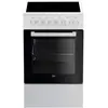 Image de Cuisinière Vitrocéramique 60l 4 Feux Blanc - FSS57100GW