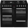 Image de Cuisiniere Piano de cuisson électrique BEKO - 6 gaz + 1 wok - 100 cm - PF335325DB