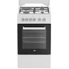 Image de Cuisinière mixte Beko FSS53011DW Blanc en occasion ou reconditionné