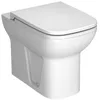 Image de VitrA S20 Poêle dos au mur avec abattant à fermeture douce et couvercle Blanc