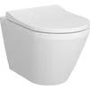 Image de WC suspendu VitrA Integra blanc sans rebord lxhxp 355x350x540mm
