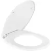 Image de VitrA S20 Abattant WC rond 109-003-909 avec système d'abaissement automatique, ouverture facile, ovale, blanc, fermeture en dessous