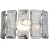 Image de Lucea Applique murale Orvin, chrome, à 2 lampes, largeur 33 cm, verre