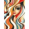 Image de Magnolia Fille aux cheveux ondulés
