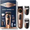 Image de King C. Gillette Tondeuse Barbe Homme Pro, Electrique, Multicolore   sans Fil, Autonomie de 80 mins, Lames de Longue Durée, 40 Réglages de Longueur, Kit de Rasage avec 2 Sabots
