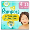 Image de Pampers Premium Protection Taille 4 - Couches x25, 9-14 kg (25 pièces)