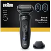 Image de Rasoir électrique BRAUN Series 5 - Noir - Autonomie 50 minutes - Charge rapide 5 minutes