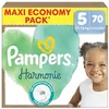 Image de Pampers Harmonie Couches Taille 5, 70 Couches, 11kg-16kg, Protection Douce De La Peau Avec 100% D’Absorption Pampers