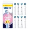 Image de Oral-B Lot De 8 Brossettes De Rechange Gentle Care, AUTHENTIQUES, Blanches, Brossage Le Plus Doux, Conviennent Aux Gencives Sensibles, Brossette Ronde Pour Les Brosses A Dents Electriques Oral B iO
