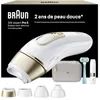 Image de Braun Epilateur Lumiere Pulsee Silk·expert Pro 5 PL5412, Blanc et Or