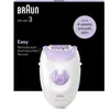 Image de Épilateur électrique - BRAUN - SE3-031 - 2 modes - Blanc / Rose