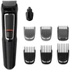 Image de Philips Series 3000 Tondeuse multistyle 8 en 1, un seul outil, stylisation facile pour le visage et les cheveux, 11 hauteurs de coupe (0,5 à 16 mm), modèle MG3730/15