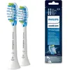 Image de Philips Sonicare Lot de 2 têtes de brosses à dents électriques soniques C3 Premium Plaque Defence, Blanc (Modèle HX9042/17)