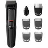 Image de Philips MULTIGROOM Series 3000 MG3721/14 Tondeuse à cheveux rechargeable Noir (Noir, rectangulaire, Barbe, Oreille, Souril, Nez, Acier inoxydable, 60 min, Intégré)