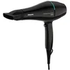 Image de Philips Sèche-cheveux professionnel Thermoprotect, moteur AC, soin ionique, buse 9 mm et 6 vitesses, température ThermoProtect, 2100 W, noir et turquoise (modèle BHD272/00)