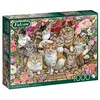 Image de Jumbo Falcon de Luxe - 11246 Flora Cats - Puzzle 1000 pièces
