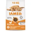 Image de IAMS Advanced Nutrition - Croquettes Premium Chats Adultes - 100% Complètes et Equilibrées - Au poulet frais - Sans OGM Colorants Arômes Artificiels - Sac refermable 10 kg