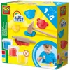 Image de SES Creative My first - Pâte à modeler avec outils 3x90gr | Jouets pour bébé | Fabriqué aux Pays-Bas | Végan et Sans Gluten | Diverses couleurs | Pour les enfants à partir de 1 an | 14432