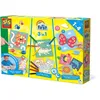 Image de Kit 3 en 1 Peinture au doigt coloriage et formes autocollantes SES CREATIVE My first