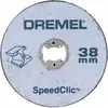 Image de Kit de démarrage Dremel EZ SpeedClic SC406, mandrin SC et 2 disques de coupe de métal
