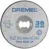 Image de Dremel EZ SpeedClic : disques de coupe métal, pack de 12 pièces