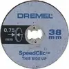 Image de Dremel EZ SpeedClic : disques à tronçonner minces