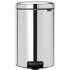 Image de Brabantia 113987 New Icon Poubelle à Pédale Acier Inoxydable Argent 29 x 33,5 x 46 cm 20 L