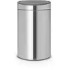 Image de Poubelle de cuisine manuelle BRABANTIA Touch bin 40L Matt Steel