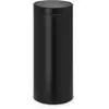 Image de Poubelle de cuisine manuelle BRABANTIA Touch Bin new 30L matt black