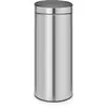 Image de Poubelle de cuisine manuelle BRABANTIA Touch Bin new 30L matt steel