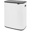 Image de Poubelle de cuisine tri sélectif BRABANTIA Bo Touch Bin 2X30L White