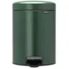 Image de Brabantia Poubelle à Pédale Newicon, 5 Litres, avec Seau Intérieur en Plastique - Pine Green