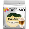 Image de TASSIMO Latte Macchiato, vanille, vanille Lait Café, torréfié, 16 T-discs/8 portions