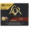 Image de L'Or Espresso Café - 40 Capsules Forza Intensité 9 - compatibles Nespresso®*