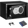 Image de BAKAJI Safe Alarm Coffre Fort Électronique - avec Serrure à Combinaison Numérique - Coffret pour Objets de Valeur - Contenance 5L - 20 x 19,5 x 30,5 CM
