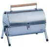 Image de alpina Barbecue Charbon de Bois - BBQ portable avec Pieds Pliables - Barbecue Camping avec Ventilation et Clip de Fermeture 38 x 30 x 19 cm - Acier Inoxydable