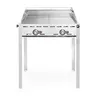 Image de HENDI 149621 Barbecue Green Fire avec 2 brûleurs