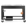 Image de HENDI Barbecue à gaz "Inferno", 1 brûleur, surface de la grille: 1022x500mm, 10kW, 1260x580x(H)900mm, inox, noir