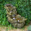 Image de Ubbink Fontaine Cascade Aspen - Mini Cascade - Éclairage de Jardin