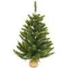 Image de Black Box Trees Richmond Sapin de Noël Artificiel dans Un Sac en Toile de Jute - 90 x 69 cm - Vert