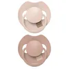 Image de Difrax LOVI Sucette Dynamique 6 à 18 Mois - Beige & Marron - 2 Pièces - Facile à Accepter, Sans BPA, Silicones de haute qualité et durables