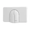 Image de Wisa 2100 Plaque de commande avec dualflush Blanc