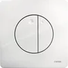 Image de Wisa Gaia Plaque de commande avec dualflush Blanc