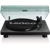 Image de Lenco L-30BK Platine Tourne-Disque entraîné par Courroie Noir - Platines (Tourne-Disque entraîné par Courroie, Semi-Automatique, 33,45 TR/Min, Secteur, 410 mm)