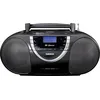 Image de Lenco SCD 6900 Radio Portable Dab+   Bluetooth   Radio FM   Boombox avec Lecteur CD/MP3   Lecteur Cassette   Entrée USB   Entrée AUX   Prise Casque 3,5 mm   Noir
