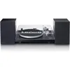 Image de Lenco LS-500 Platine Vinyle Hi-FI avec Bluetooth - avec Haut-parleurs externes 2 x 30 W RMS - Entraînement par Courroie - Arrêt Automatique - Préamplificateur - Boîtier MDF - Noir